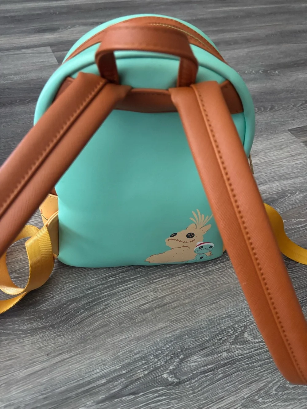 ⚜️Loungefly Lilo & Stitch Kids Mini Backpack with Brown Trim - NWOT